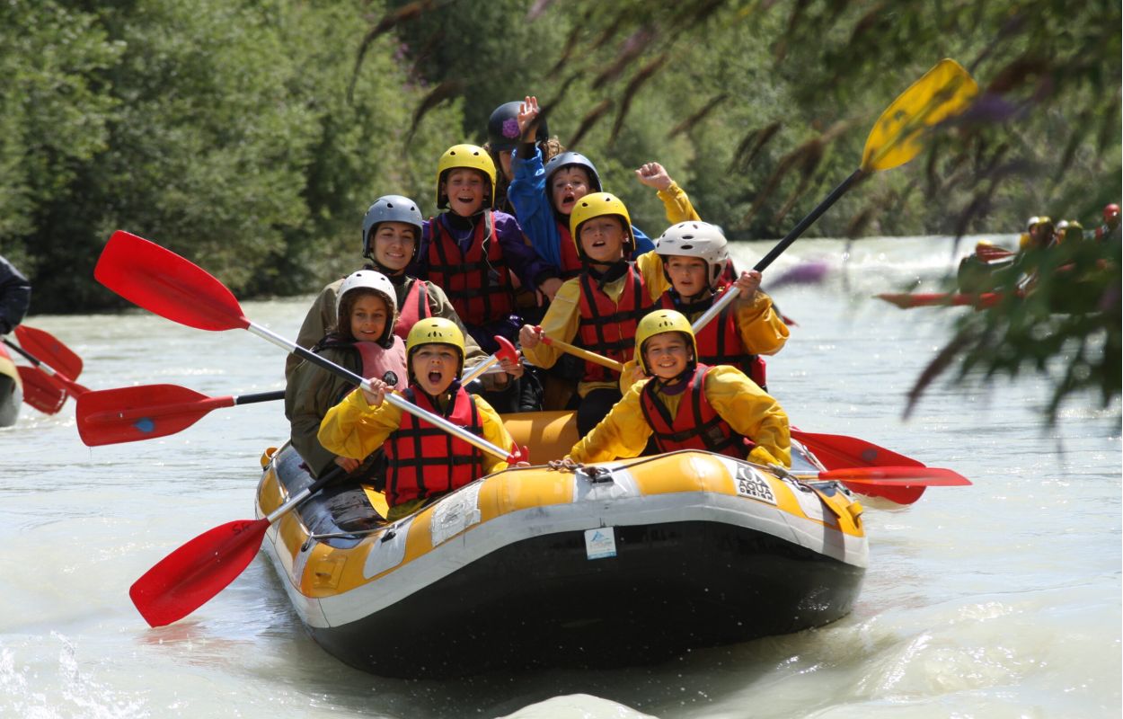 rafting en équipe