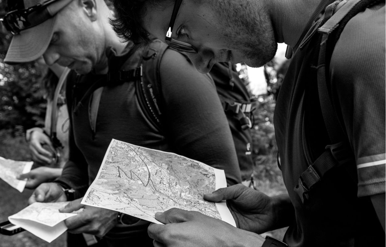 challenge d'orientation à Chamonix