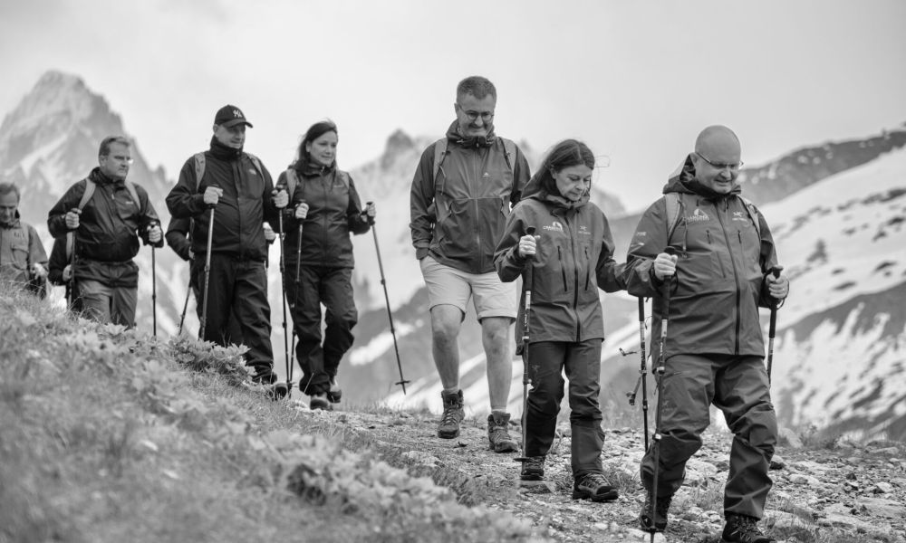 Weekend with activities for a corporate group in Chamonix.